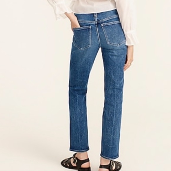 J. Crew Petite 9" Vintage Slim Straight Jean in Catskill Wash (23P) - Picture 3 of 12